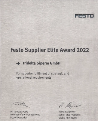 Festo Supplier Elite Award 2022